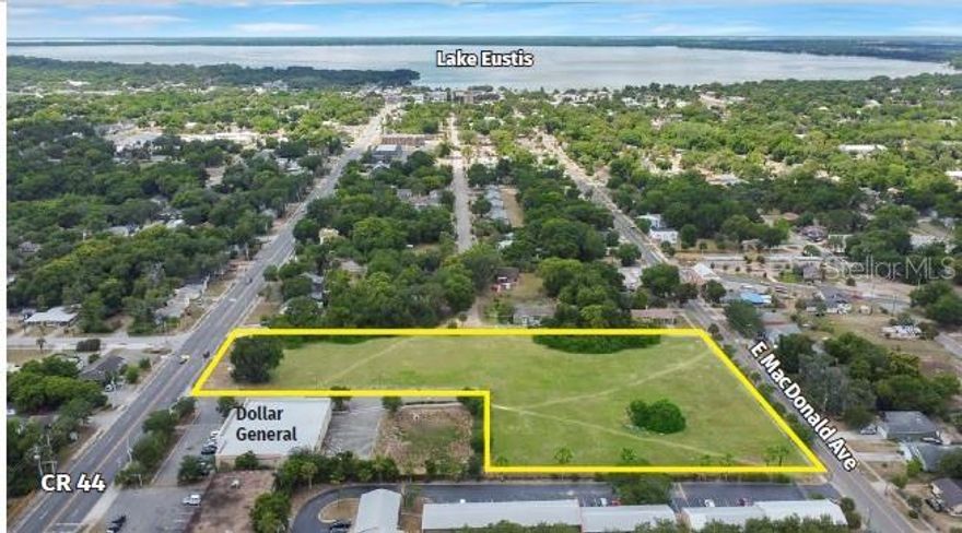 Nearly 3.4 Acres of cleared land on Orange Ave close to Downtown Eustis. This site can be used for Multi-Family, Commercial, or a mix of Residential and Commercial. SELLER FINANCING IS AVAILABLE!
Call now for more information on this exciting opportunity!