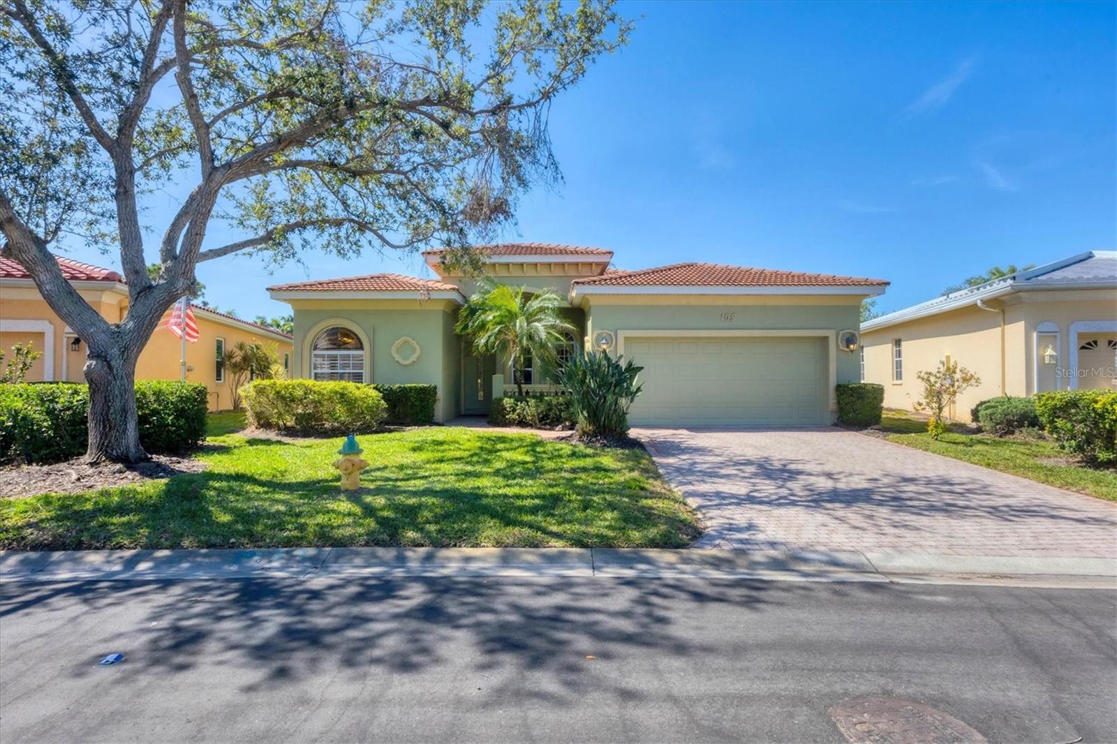 Welcome to this beautiful FURNISHED home with a POOL and SPA. This well maintained 3-BEDROOM, 2-BATH pool home in the sought-after gated, Bellagio community located on the Island of Venice. This home has been lovingly cared for by the original owner! Step inside to an open floor plan featuring elegant tray and vaulted ceilings, creating a bright and airy atmosphere. This spacious home was built for entertaining the living areas flow seamlessly which is perfect for both entertaining and everyday living. The large kitchen overlooks the living and dining, making it easy to stay connected. The primary bedroom has a sliding door opening up to the pool and a large ensuite bathroom with dual sinks and a soaking tub. Outside, your private oasis awaits! Enjoy a sparkling pool with spa, ideal for relaxing or hosting gatherings in the Florida sunshine. Living in Bellagio means a gated community with access to resort-style amenities, including a fitness center, library, amenity center, and a luxurious community pool. Plus, you're just minutes from downtown Venice with its beautiful beaches, shopping, and dining. Don’t miss this incredible opportunity—schedule your private showing today!