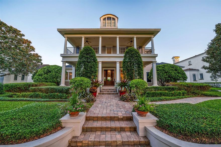 Discover this timeless 5,886 square foot home on sought-after New Broad Street in Baldwin Park. Perfectly blending space, privacy, and location, this 5 bedroom, 7 bathroom residence is a rare gem in one of Orlando's most desirable communities.
Step outside to enjoy Baldwin Park's charm, with tree-lined streets, vibrant parks, and a short walk to the village center’s dining, shopping, and entertainment. Enjoy scenic walking and biking trails, serene Lake Baldwin, and access to community pools, all just minutes away.
From the inviting front porch to the thoughtfully designed interiors, this home is ideal for both grand gatherings and quiet retreats. The spacious living areas flow effortlessly outdoors, where a summer kitchen, outdoor fireplace, and a sparkling pool and spa create a private oasis. Prefer a night in? Enjoy a movie in your impressively themed private theater for the ultimate cozy escape.
The heart of the home is the well-appointed kitchen, offering ample storage, functionality, and a seamless connection to the family room and dining spaces. The luxurious primary suite is a serene retreat with a spa-like bathroom, generous closets, and a sitting area overlooking the pool. Secondary bedrooms each feature ensuite baths, providing comfort and privacy for family and guests.
Additional highlights include a versatile gym with a wet bar, a private office, a 3 car garage, and abundant storage throughout, including professionally installed garage shelving and attic space.
Ideally located between downtown Orlando and Winter Park’s Park Avenue, this home offers top rated schools and an unmatched lifestyle. Schedule your showing today to experience this remarkable residence and all that Baldwin Park has to offer!