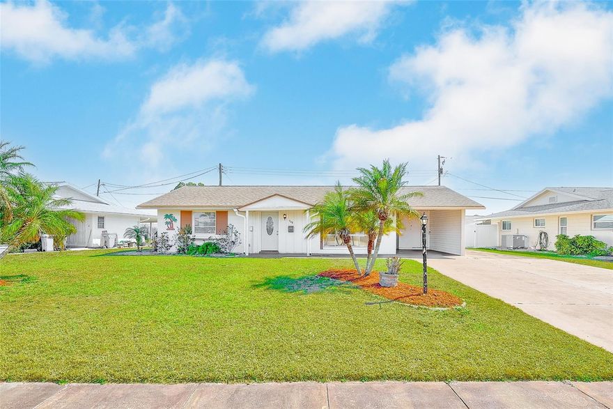 Welcome to 708 Tam O’Shanter Ave, ideally located in the heart of the highly desirable 55+ community of Sun City Center. This charming 2-bedroom, 1.5-bath home offers comfort, efficiency, and easy Florida living in a peaceful neighborhood known for its pride of ownership and friendly atmosphere.

Inside, you’ll find durable luxury vinyl plank (LVP) flooring throughout, creating a seamless, modern look with low-maintenance appeal. The functional floor plan provides comfortable living spaces, while the fully paid-off solar system adds exceptional value and energy savings for years to come.

Step outside to enjoy the fenced backyard—perfect for relaxing, gardening, or giving pets a secure space to roam. Quiet streets invite evening strolls or golf cart rides as you take in the beautifully maintained surroundings.

Residents of Sun City Center enjoy access to resort-style amenities including pools, fitness centers, clubs, and countless social and recreational activities designed to support an active, connected lifestyle. Conveniently located near shopping, dining, medical facilities, and major roadways, this home offers both tranquility and accessibility in one of Florida’s most sought-after active adult communities.

Experience the best of 55+ living—comfort, community, and convenience all in one place.