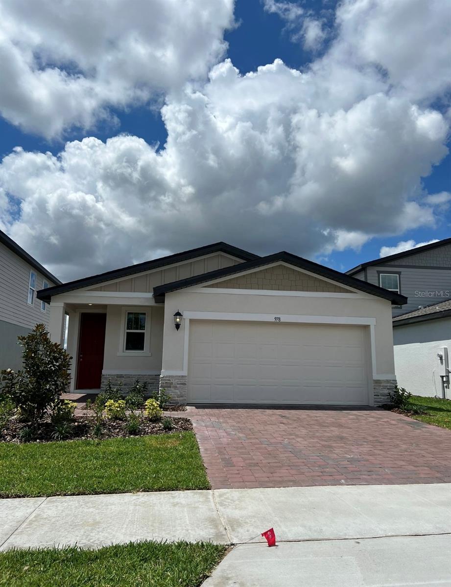 Enjoy comfort and convenience in this charming home located in the desirable gated community of Cagan Crossings. This well-maintained property features tile flooring throughout the main living areas, with cozy carpet in all three spacious bedrooms. The open-concept layout seamlessly connects the kitchen, dining, and great room—perfect for entertaining or relaxing with family. Step outside to a private patio and take in serene views of the beautiful pond.
Residents of Cagan Crossings enjoy access to great community amenities, including a sparkling pool and a playground. Conveniently situated near US-27 and just 9 miles from Disney, this home is also close to Walmart, Lowe’s, restaurants, gas stations, and offers easy access to I-4 for smooth commuting.
Don’t miss out on this ideal blend of location, comfort, and lifestyle!