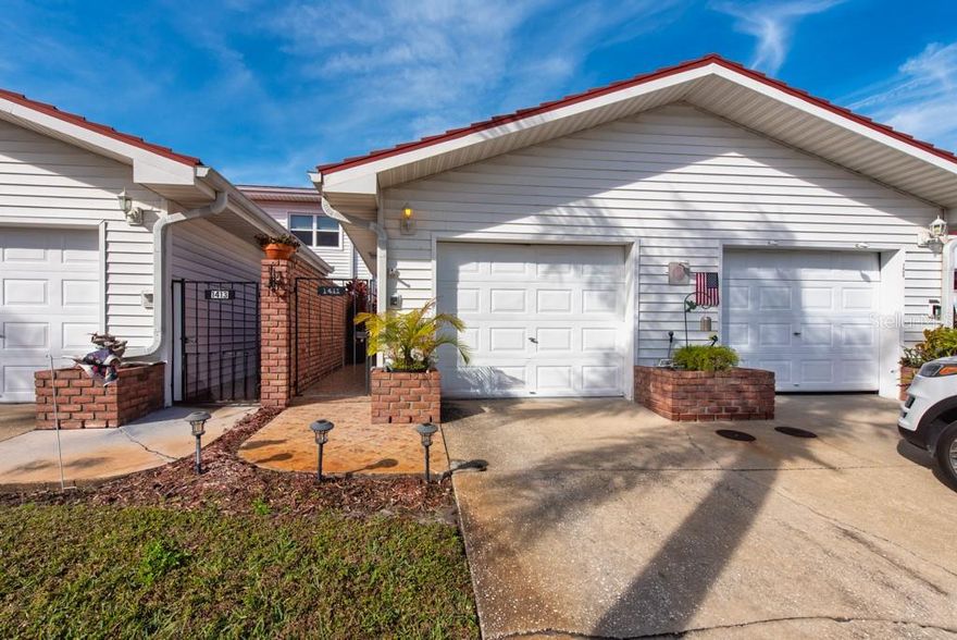 Water views, thoughtful upgrades, and a location that checks every box. This 1,120 sq ft townhome offers 2 bedrooms, 2.5 bathrooms, and a 1-car garage, all nestled in a quiet Largo community that feels tucked away yet close to everything. Inside, you’ll find extensive updates completed within the last two years, starting with a beautifully remodeled kitchen designed for both style and function. White shaker cabinetry, quartz countertops, a coordinating backsplash, a farmhouse sink, under-cabinet lighting, and a dedicated coffee bar create a bright, inviting space. A breakfast bar and sliders opening to the private front courtyard make everyday living and entertaining easy. The living and dining areas flow together seamlessly, accented by crown molding and anchored by a fully remodeled half bath. New carpeting and vinyl plank flooring add a fresh, modern feel throughout. Both bedrooms are upstairs and feature their own ensuite baths. The guest suite stands out with a fully remodeled bathroom, complete with a Safestep walk-in tub with jacuzzi jets, an upgraded vanity with a quartz top, and decorative wainscoting. The primary bedroom offers a feature wall, a remodeled bath with a walk-in shower, and sliders leading to a screened-in balcony—perfect for morning coffee or unwinding in the evening. Outdoor spaces truly set this home apart. Enter through a charming front courtyard, then step out back to a screened-in patio with an extended outdoor area overlooking the pond, offering peaceful water views—all with no flood insurance required. Additional highlights include a low-maintenance HOA in an all-ages, pet-friendly community, with the monthly fee covering water, sewer, garbage, grounds maintenance, and access to the community pool. Residents also enjoy the rare bonus of designated extra parking for boats, trailers, or motorhomes. Centrally located in Largo, the community offers easy access to airports, shopping, and medical facilities, just minutes from the area’s beautiful Gulf beaches. A move-in-ready townhome with meaningful upgrades, scenic views, and rare amenities—this one delivers comfort, convenience, and value in one well-rounded package.***FREE 1/0 Rate Buydown when using the seller's preferred lender!***