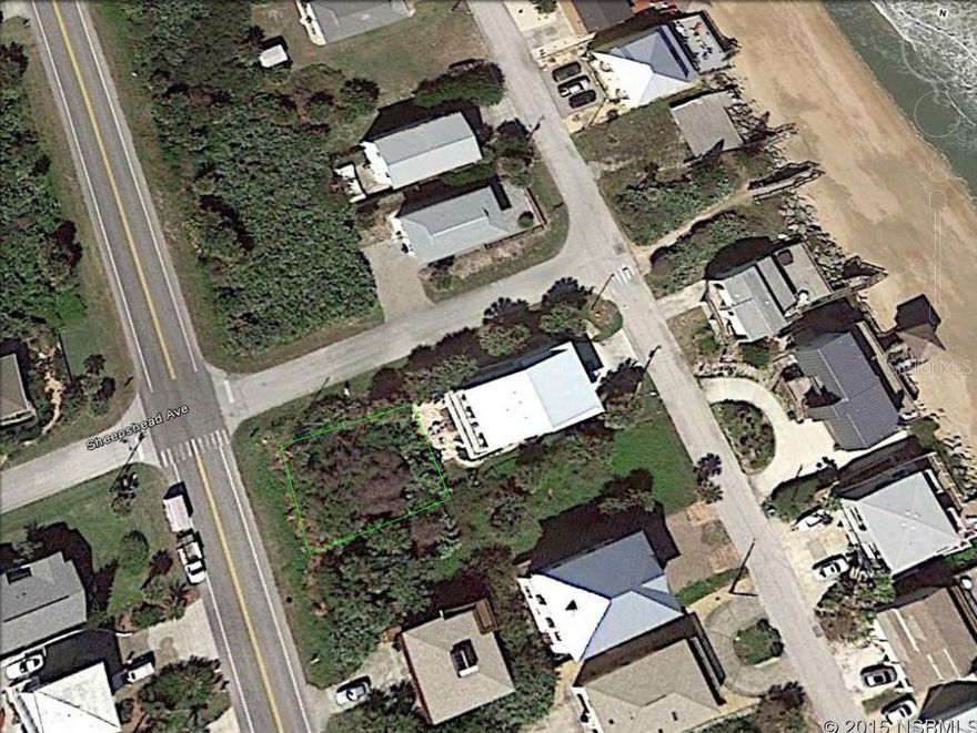 Don't let the small size fool you ! This site is probably the best non-oceanfront, buildable property in the South Beach considering the setbacks for a smaller lot, perpetual views of ocean and river and immediate beach access. Check Bethune Oceanfront prices and the # of east side Turtlemound CORNER lots available and hurry! You won't have much yard but you should be able to build a nice sized, 3 level home with exceptional views...and right at a county maintained, beach walkover ! Call for details.; Cleared: No ;Water: Available at Site