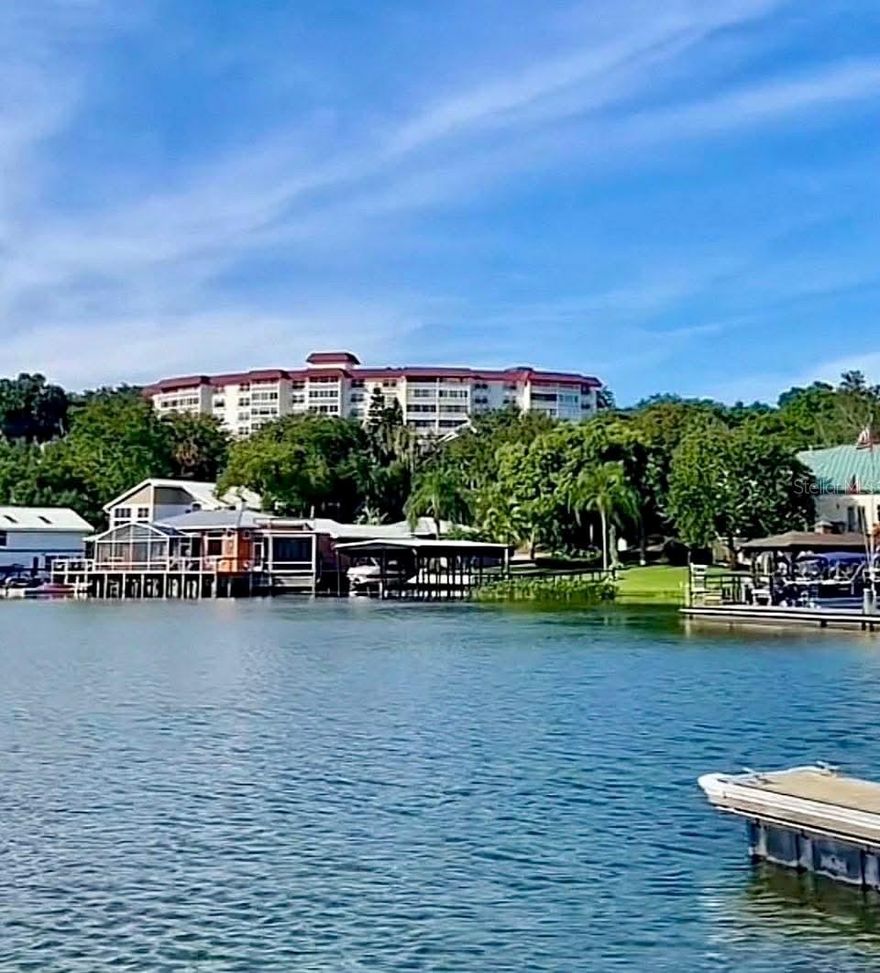 Beautifully updated rare ground floor condo in the heart of Historic Downtown Mount Dora with views of Lake Dora.
This move-in ready home features a renovated interior including all new luxury vinyl plank flooring throughout (2024), updated kitchen appliances (2024), Bosch ventless washer/dryer (2024), water heater (2024), A/C (2018), along with smooth knockdown ceilings and fresh interior paint throughout. Deeded garage parking space with ample guest parking and private separate storage is included.

Located in an established, well-maintained 55+ community on a charming tree lined street, Villa Dora has strong financial reserves and completed required inspections, this community offers true peace of mind and low maintenance living.

The HOA includes exterior maintenance, landscaping, building insurance, water, pest control, and community amenities (pool, fitness center, library, lounge areas, elevators, onsite laundry), providing simplified ownership with most major expenses covered.

Enjoy a highly walkable location, just steps from downtown Mount Dora’s shops, restaurants, festivities and Lake Dora waterfront. Ground floor convenience, and thoughtful updates make this a truly turnkey opportunity ideal for full-time residence or a seasonal retreat.