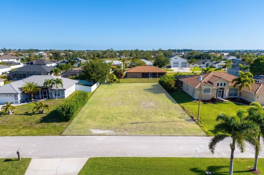 Build your dream home on this prime freshwater canal lot in desirable SE Cape Coral. This 80' x 125' homesite offers peaceful canal frontage and the ideal setting for a custom waterfront residence with room for a pool, dock, and outdoor living area. Located in an established neighborhood, you'll enjoy convenient access to City Hall, schools, parks, shopping, dining, and everyday amenities.
Experience the waterfront lifestyle Cape Coral is known for, with more than 400 miles of canals and easy access by kayak or small boat to nearby Shamrock Lakes and Saratoga Lake. Freshwater canal living provides low-maintenance enjoyment with no saltwater corrosion or barnacles — just relaxing days on the water, fishing for bass and catfish, and scenic sunset views from your backyard.
Whether you're ready to build now or invest for the future, this property offers a fantastic opportunity to create your own Southwest Florida retreat.