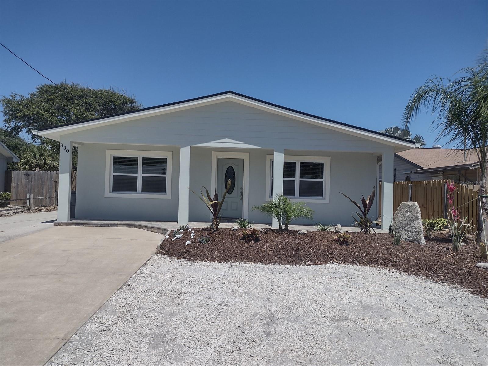 Welcome to the Beach House! This home is located less than 500 feet from the beach , making it an easy walk to enjoy the Beach Life! Beautiful 3/2 Home ,fully remodeled in 2022. Everything with the home was remodeled to current building codes. Entire house is tile flooring. Gas on demand water heater, outdoor shower, new a/c system including ductwork, kitchen cabinets and appliances. Ample parking space along with a detached shed for all your beach gear. Golf cart parking in the rear of the property for going to dinner on Flagler Ave or just to cruise NSB and take in the sights.