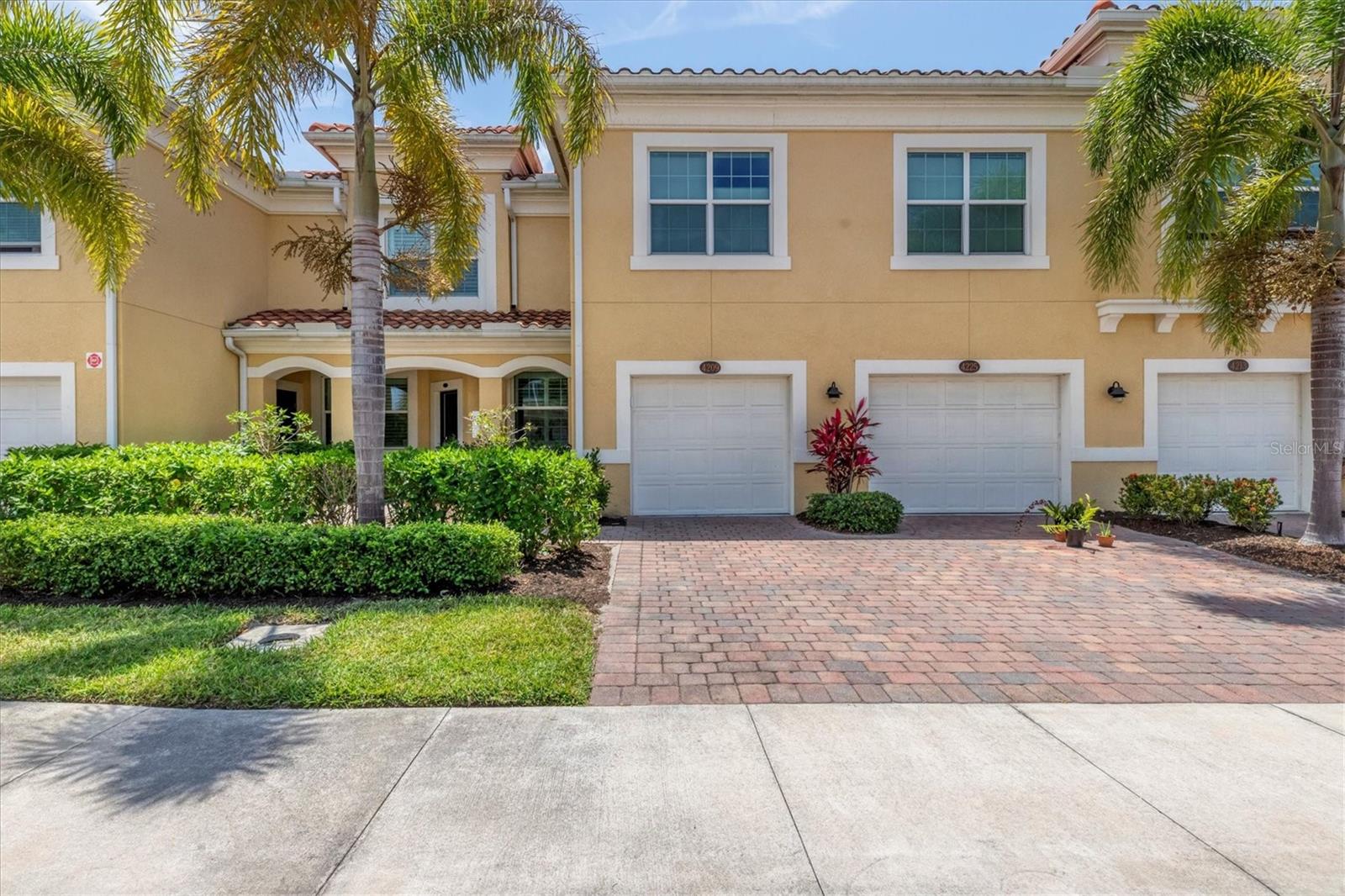 This lovely 3 bedroom, 2 ½ bath townhome. This unfurnished unit has (2) Separate Single car garages-Storage and Parking. Located Close to Beaches, Shopping and Dining. Like New, Freshly Painted, Built in 2016. The kitchen has granite, nice cabinets, and stainless appliances. Beautiful Water View w/ fountain! Large open kitchen, dining and living room. All bedrooms are upstairs and are great sized. The Master Bedroom includes walk in closet, dual sinks and walk in shower. 2nd floor laundry-washer and dryer. Bay Street has a resort like pool with a nice, covered area great for lounging and Exercise Room. Conveniently located to all the best of Sarasota and Venice. 15-minute drive to Siesta Key beach/village, 10-minute drive to Nokomis Beach. Close to great dining and entertainment in Venice or Gulf Gate-downtown Sarasota. Legacy Trail head is close by. The Unit is Vacant, Rented Unfurnished and available for Rent $2350. per month-12-month minimum. CC & BC required. No Smoking. Landlord will consider 1 small dog.