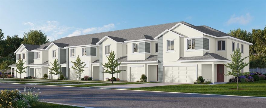 Under Construction. Under Construction. Welcome to your new construction luxury two-story townhome in the heart of Riverview, offering 1,667 square feet, 3 bedrooms, 2.5 bathrooms, and a private garage. Designed for modern living, the first floor features an open-concept layout where the kitchen, dining, and family room flow seamlessly together—perfect for entertaining or everyday comfort. The chef-inspired kitchen includes quartz countertops, stainless steel Samsung appliances, and a spacious island that anchors the main living area. Luxury vinyl plank flooring runs throughout the main level, creating a clean, durable, and elegant feel. Upstairs, the private owner’s suite offers a spacious walk-in closet and a beautifully appointed bath with dual vanities, quartz countertops, and a glass-enclosed shower. Two additional bedrooms, a full bathroom, and a convenient upstairs laundry room provide space and flexibility for family, guests, or a home office. River Oaks Townhomes are built with both style and durability in mind, featuring hurricane-rated windows (no shutters required), sound-reducing construction between homes, energy-efficient insulation, and professionally designed landscaping with irrigation. Ideally located near Winthrop Town Centre, I-75, US-301, and the Selmon Expressway, River Oaks offers convenient access to Downtown Tampa, MacDill Air Force Base, shopping, dining, and major employment centers. Now selling with introductory pricing — early buyers have the opportunity to secure pricing before future increases. Schedule your tour today.