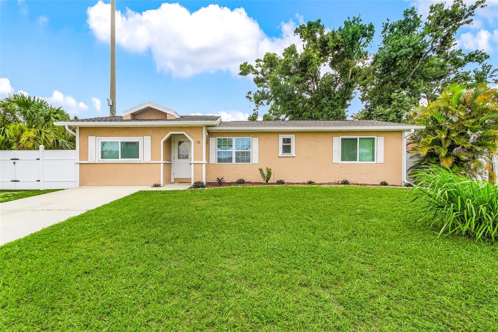 BUY THIS HOME WITH 0 DOWN PAYMENT OR UP TO $13,000 IN DOWN PAYMENT ASSISTANCE . ASK YOUR AGENT TO CALL THE LISTING AGENT FOR DETAILS. CONDITIONS APPLY. Welcome to your slice of paradise! This 3-bedroom, 2-bathroom home is located in the highly desirable South Venice area, offering a peaceful lifestyle just 3 miles from the pristine shores of Manasota Beach and 15 minutes from Venice Beach. Rest easy in this non-flood zone location, providing you with peace of mind and extra savings.
Step inside to find a light and airy open floor plan, perfect for relaxing or entertaining. The kitchen features updated appliances and ample counter space, seamlessly flowing into the dining and living areas. Enjoy a spacious primary suite with an ensuite bathroom, and two additional bedrooms, ideal for family, guests or a home office.
This home is all about location! You're just a short drive from all the conveniences you need--grocery stores, popular restaurants, and more. Plus, you're minutes away from the vibrant, historic downtown Venice with its charming shops, dining spots, and cultural events.
Come experience the best of Florida living with easy beach access, a relaxed lifestyle, and all the amenities close by. Improvements, ROOF 2025, HURRICANE CLIPS TO REDUCE INSURANCE COST, WATER HEATER 2019, IMPACT WINDOWS 2021, WELL PUMP 2024, MASTER BATH VANITY & TILE 2025.
This home is within the highly rated Venice school district, and convenient to many popular restaurants , churches, and parks. Outdoors you’ll enjoy the large and fully fenced back yard, complete with storage shed.
This home is ready and waiting for you to experience the best of Florida living today!
INVESTOR?? EARN EXTRA INCOME WITH THIS PROPERTY'S EXCELLENT SHORT TERM RENTAL POTENTIAL CONTACT THE LISTING AGENT OR YOUR AGENT FOR DETAILS.