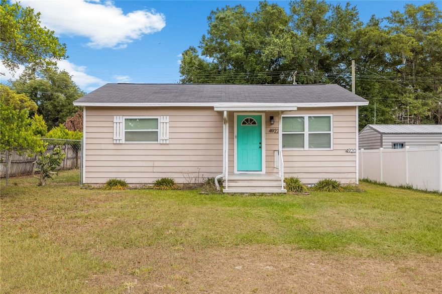 Welcome to this well-maintained duplex in the heart of Zephyrhills, offering an excellent opportunity for both homeowners and investors. This versatile property features a total of 3 bedrooms and 2 bathrooms across two units, with a functional layout designed for comfortable everyday living. The front unit offers a spacious 2-bedroom, 1-bath layout with approximately 1,000 sq ft, while the rear unit features a 1-bedroom, 1-bath layout with approximately 385 sq ft—ideal for rental income, guests, or multi-generational living.

The property is move-in ready and has been thoughtfully maintained, featuring a newer roof, newer flooring and water heaters just a few years old. Both units are equipped with central heat and air (2013), while the rear unit also includes a newer ZenAire 12,000 BTU split system (2020) for efficient heating and cooling.

Additional features include a dedicated laundry room, storage area, screened-in porch and a large fenced yard with rear alley access—perfect for added convenience and privacy.

Ideally located near Zephyr Park, Skydive City, and major routes including US-301, this property offers easy access to Wesley Chapel, downtown Zephyrhills, and Tampa for shopping, dining, and entertainment. Whether you’re looking for a primary residence with income potential or a solid investment property in a growing area, this duplex checks all the boxes.