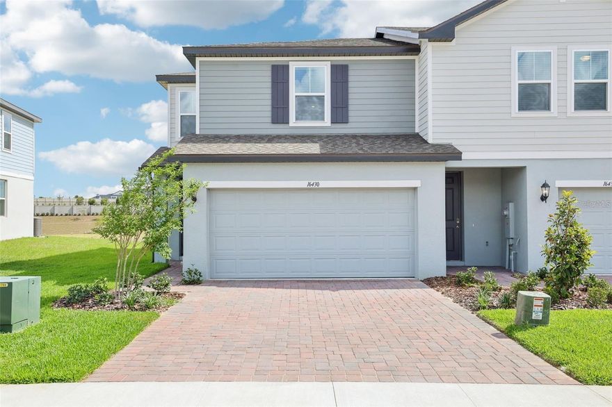 Be the first to move into this brand-new 3-bed, 2.5-bath townhome by Meritage Homes in the desirable Cagan Crossings West community. Featuring 1,566 sq ft of open-concept living with a modern kitchen, stainless-steel appliances, spacious bedrooms, and a primary suite with walk-in closet. Enjoy a private 2-car garage, back patio, and community resort-style pool. Convenient location near Disney, Downtown Clermont, restaurants, and shopping. Available for immediate move-in.