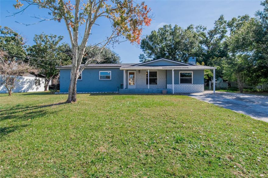 Feel instantly at ease in this warm and inviting 3-bed, 1.5-bath home, perfectly situated just 10 minutes from downtown Tampa. Step into the living room and you’re greeted by striking arched brick accent walls that add character and a cozy, one-of-a-kind vibe.
The flow continues into a welcoming family room featuring a decorative fireplace, rich wood-beam ceilings, and laminate wood floors that pull the space together with effortless warmth. Durable tile flooring throughout the rest of the home keeps things stylish and easy to maintain.
The kitchen and laundry area come fully equipped with all the essentials—refrigerator, range, microwave, and front-loading washer and dryer—so settling in is a breeze.
Truly move-in ready, this home is ideal for a homeowner or an investor.