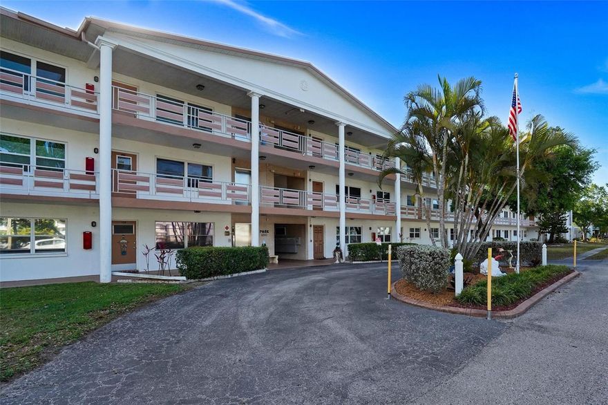 STUNNING CONDOMINIUM LOCATED IN ST PETE'S BEST KEPT SECRET!  First floor WATERFRONT 1Br/1Bth completely upgraded top to bottom! New in 2026: Flooring, Paint, Kitchen Marble Countertops, Stainless Steel Appliances, Undermount Kitchen Sink and Faucet, Pantry, Linen Closet, Electrical panel, can lighting, Dining Room ceiling fixture & Florida Room wall fixture, all electrical outlets throughout, LR Windows, Ceiling Fan, Doors, Molding, and much much more.  Primary Bedroom with walk-in closet! Assigned parking right out back. Front entry has beautiful gardens for your relaxing enjoyment. Monthly maintenance fee of $512.00 includes gas, water & sewer, cable, trash removal, exterior maintenance, management, security & insurance. Extremely affordable living! This community has it all. Heated swimming pool, recreation center and owners meeting room. Shuffleboard, weekly bingo, card games, friendship club and dancing. Holiday dinners with entertainment. Exercise classes designed for seniors. This is a full-service active community. Very affordable and very well maintained. Walking distance to convenience stores, grocery store, pizza shop, plus more and a short drive up the street to banking and the like as well as interstate highways, Downtown St Pete and Tampa and Florida's finest beaches.   Pets allowed with appropriate documentation.  No rentals. 55+