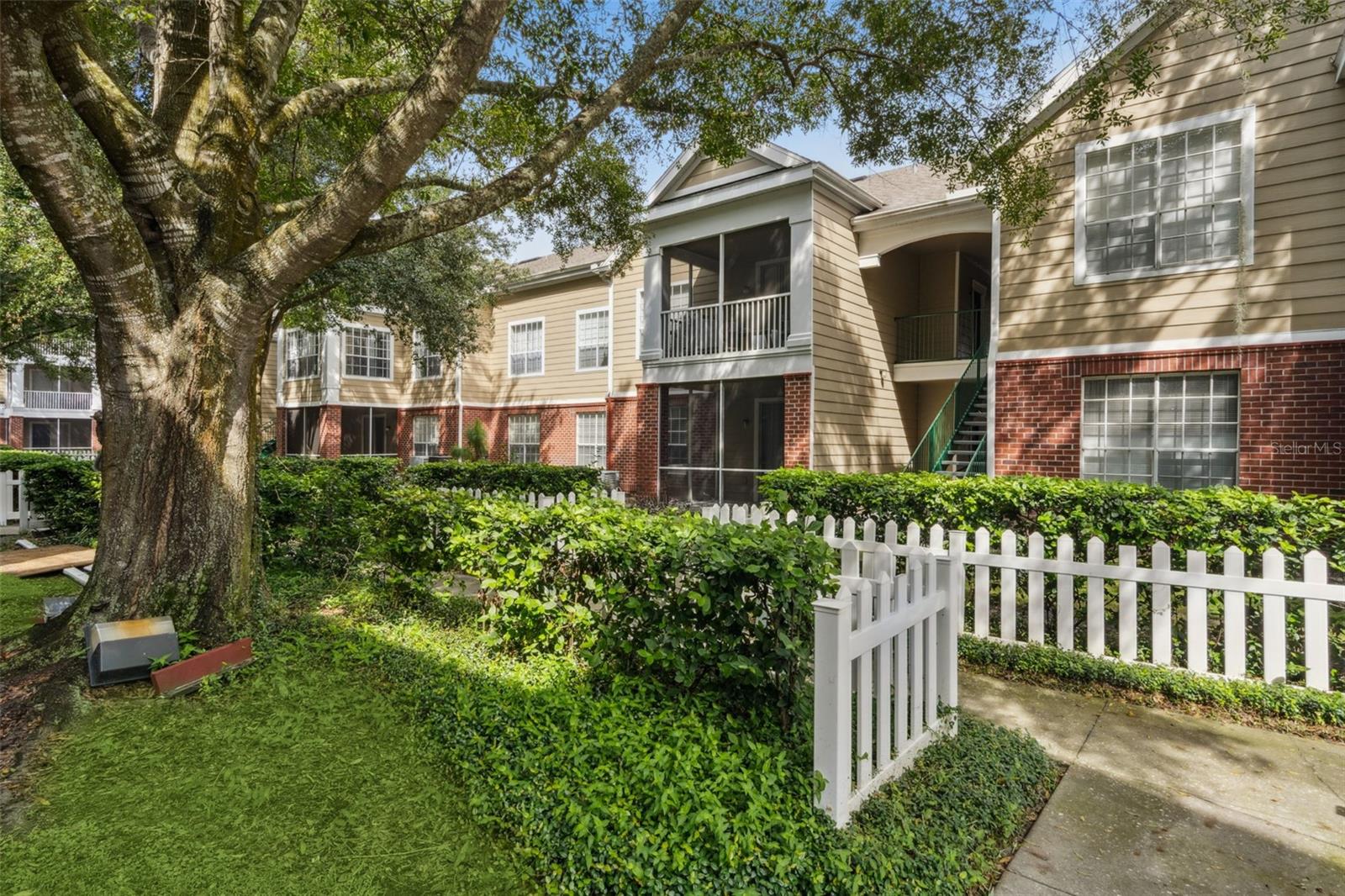 Welcome to your new home in the heart of Orlando! This beautifully maintained 2-bedroom, 2-bathroom condo is located in the desirable Plantation Park Private Residence, a secure, gated community conveniently situated just minutes from Walt Disney World, premium outlets, restaurants, and major highways. The unit, situated on the first floor, features a split-bedroom floorplan for added privacy, a spacious living and dining area, and a screened-in balcony perfect for enjoying Florida’s beautiful weather. The kitchen includes all major appliances (refrigerator, range, microwave, dishwasher) and seamlessly flows into the main living space, making it ideal for entertaining or everyday comfort. Both bedrooms offer ample closet space, including a walk-in closet in the primary suite. Additionally, the in-unit washer and dryer add everyday convenience. This condo is priced to sell!
