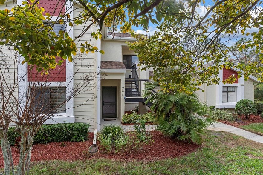 Welcome to this well-maintained first-floor 2 bedroom, 2 bath condo located in the desirable Greens at The Heather. This inviting home features spacious bedrooms with large closets, a bright kitchen offering abundant cabinetry, generous counter space, and a cozy breakfast nook. Enjoy relaxing in the screened and window-enclosed porch, perfect for year-round enjoyment. The property association covers trash removal, all exterior maintenance, lawn irrigation, roof replacement, internet, basic cable, as well as exterior homeowners insurance. Residents also enjoy membership to the private pool, featuring a heated spa, large screened outdoor dining area, barbecue grills, and sunbathing areas and so much more. Don't miss this opportunity to enjoy Florida living at its best!