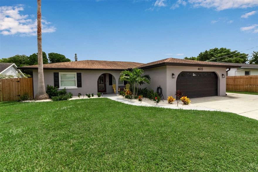 Completely updated and move-in ready! This stunning 3-bedroom, 2-bath ranch offers a perfect blend of modern comfort and resort-style living. Featuring a heated pool and park-like expansive backyard with a covered entertaining area, this home is ideal for relaxing or hosting gatherings. The gourmet kitchen boasts granite countertops, a large island, tile backsplash, and stainless-steel appliances. Additional highlights include spacious bedrooms, beautifully updated baths, plenty of parking, a fenced-in yard, and a storage shed. A true turnkey investment opportunity with no minimum lease or rental requirement this one checks every box! Close proximity to beautiful Anna Maria beaches, Bradenton Beach, IMG Academy, SRQ, golf courses, and more. Convenient to shopping, top ranked schools, and great local restaurants.