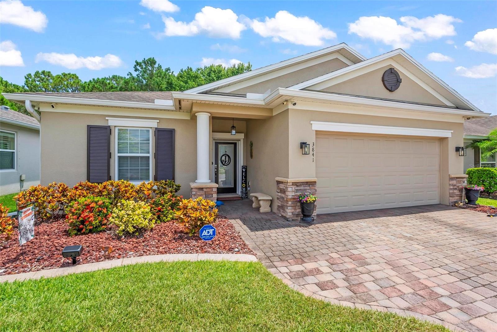 Welcome to this beautifully maintained home in the highly sought-after Oakbrook Community of Port Orange! Located just minutes from the beach, shopping, dining, and I-95, this home is tucked into a quiet, friendly neighborhood featuring sidewalks, streetlights, and a playground.
This spacious home offers a split floor plan and numerous upgrades. Major systems include a 2020 HVAC. Enjoy peace of mind with a whole-house generator, motorized hurricane shutters, and a transferable termite and pest control bond.
Step outside to your own backyard oasis—complete with a screen-enclosed saltwater pool, new filter system, chlorinator, and timer. The home backs up to a preserve, ensuring no rear neighbors. The yard features lemon, tangerine, and key lime trees, a vinyl privacy fence, irrigation system, and concrete curbing for easy landscaping maintenance.
Inside, the kitchen shines with new stainless appliances, a double oven with convection, and abundant storage cabinets. The whole-house water softener and kitchen purification system add even more value.
The guest bath features a new shower enclosure and sink/faucet, while the primary bath includes new sinks/faucets, reglazed tub, bidet, built-in vanity, and a custom walk-in closet. New light fixtures throughout give the home a fresh, modern feel.
This move-in ready home has everything you need—schedule your private tour today!