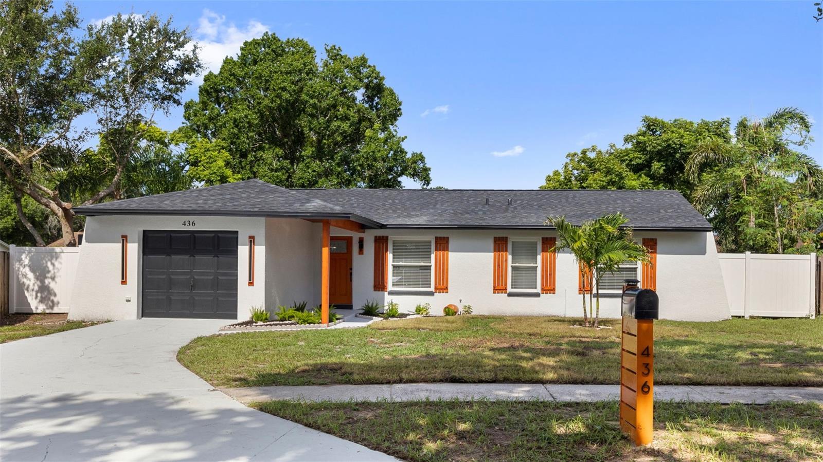 Welcome to your Florida dream home at 436 Bonnie View Drive in Valrico—a fully renovated 3-bedroom, 2-bathroom pool home offering over 1,600 sq ft of stylish heated living space and more than 2,000 sq ft under roof. This stunning property showcases a bright, open-concept layout and a modern chef’s kitchen with quartz countertops, brand-new cabinetry, stainless steel appliances, and designer lighting. The bathrooms are true showpieces, featuring luxury porcelain tile, elegant vanities, high-end fixtures, and magazine-worthy design that brings spa-like comfort to your daily routine. Need more space? A large bonus room offers endless flexibility for a home office, gym, playroom, entertainment or guest suite. Step outside to your private screen-enclosed pool and patio, perfect for entertaining or relaxing, with a fully fenced backyard offering both privacy and space for pets or outdoor fun. Enjoy total peace of mind with major upgrades including a brand-new roof, new A/C system, new water heater, modern flooring, and stylish finishes throughout—plus the home is located in a NO flood zone, saving you money and stress. A one-car garage adds extra storage and functionality. All of this in a quiet, established neighborhood with no HOA, just minutes from schools, shopping, dining, and commuter routes. This move-in ready home has it all—schedule your private showing today before it’s gone!