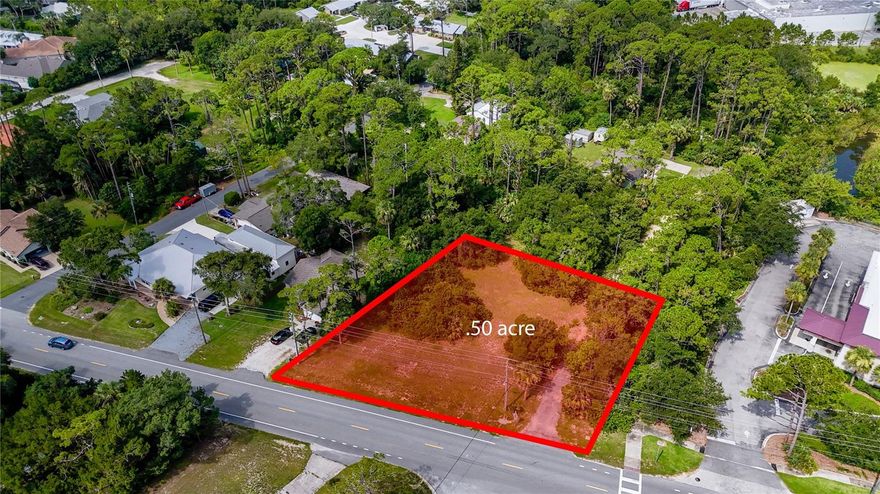 PRICE IMPROVEMENT!! Build Your Coastal Dream in the heart of Flagler Beach! Imagine designing your perfect retreat just steps from the Intracoastal Waterway and moments from the Atlantic Ocean. High & dry, with the coveted Zone X designation! Use any builder with no time frame to build! With nearly half acre(.49 acre) to build on, this oversized parcel can fit a wide array of floorplans and designs! Build a large estate home on this magnificent piece of property. Private location, but do not let this country setting fool you because you right in the heart of Flagler beach! This partially to mostly cleared parcel offers additional value & less expense. The ideal location is unmatched—close to unique shops, local dining, boat ramps, scenic trails, and the laid-back Flagler Beach lifestyle.