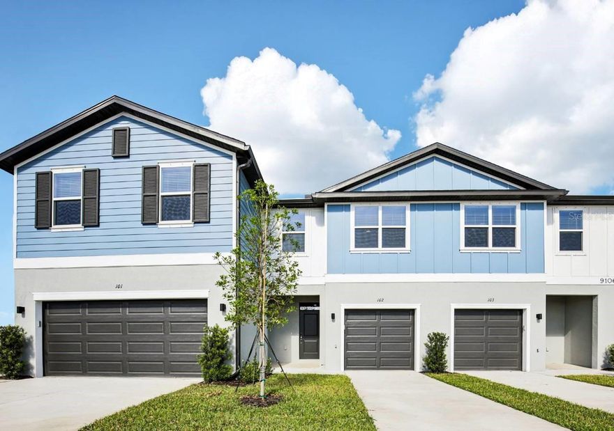 Welcome to Quinn Residences at Moccasin Wallow, a brand-new, maintenance-free rental community, ideally located in Parrish with convenient access to I-75, US-301, and Manatee County’s fastest-growing corridors.

The Bradenton floor plan offers 1,678 sq ft of thoughtfully designed living space featuring 4 bedrooms, 2.5 bathrooms, and a 2-car garage. The open-concept main level showcases a spacious living and dining area, a contemporary kitchen with a large center island, quartz countertops, stainless steel appliances, and ample cabinet space—perfect for everyday living and entertaining.

Upstairs, the primary suite includes a walk-in closet and en-suite bath, while three additional bedrooms and a conveniently located laundry area provide flexibility for families, guests, or a home office setup. Private outdoor space and smart-home features add to the home’s comfort and functionality. This townhome also features a fenced-in patio, ideal for added privacy and pet-friendly outdoor space.

Residents will enjoy access to the future community amenities including a resort-style pool, clubhouse, pickleball court, playground, and dog park. Pet-friendly community (restrictions apply).

Multiple lease terms available. Schedule your private showing today.