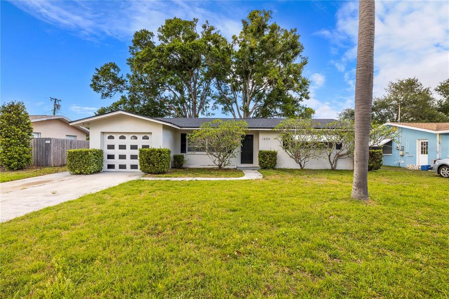From the moment you arrive, this fully renovated 2-bedroom, 2-bathroom home with a versatile bonus room offers a seamless blend of modern updates and everyday comfort in the heart of Largo. Thoughtfully redesigned from top to bottom, every detail has been refreshed to deliver a true move-in-ready experience.

Step inside to a bright, open layout featuring brand new flooring and fresh interior paint throughout. The updated kitchen is anchored by marble countertops and flows effortlessly into the main living and dining areas, creating a welcoming space for both daily living and entertaining. Beautifully renovated bathrooms add to the home’s clean, modern feel.

The bonus room provides flexibility for a home office, guest space, or additional living area to fit your lifestyle. Each bedroom offers a comfortable retreat with natural light and ample storage.

Recent major improvements, including a new roof and new A/C, provide lasting peace of mind.

Outdoors, enjoy a private yard ideal for relaxing or hosting gatherings. Perfectly positioned, this home offers easy access to Largo Central Park, the Largo Cultural Center, and the world-renowned shores of Clearwater Beach, along with nearby shopping and dining.

A rare opportunity to own a fully updated home in a prime location.