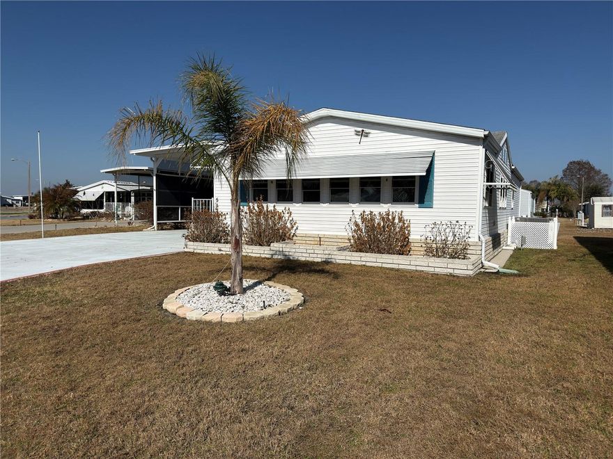 Discover the charm and meticulous care that this stunning, Fully Furnished Palm Harbor manufactured home exudes, nestled in the highly coveted Mount Olive Shores. This exceptional Class A RV port home is thoughtfully anchored to a robust concrete slab on an expansive lot and a half, ensuring both ample space and superior comfort for you and your guests. A brand-new, weather-resistant metal roof is currently being installed, enhancing the home’s durability, and the plumbing system has undergone a comprehensive upgrade, providing modern conveniences at your fingertips. For your peace of mind, an engineer's Foundation Certification Letter will also be provided, confirming the home's structural integrity.

The RV port is impressively spacious, well-equipped to accommodate motorhomes of all sizes, even with slides extended, along with a carport. Additionally, relish the over 300 square feet of the versatile Bonus Room, perfect for a home office, game room, or recreation area, and a separate, generously sized workshop with storage space on the second floor.

Mount Olive Shores is not just a community; it embodies a vibrant, safe, and welcoming gated environment that fosters a sense of belonging among its residents. Nestled just three and a half miles from I-4, you'll have swift and convenient access to a diverse array of shopping venues, malls, and world-class medical facilities, as well as both Tampa and Orlando International Airports. Furthermore, Central Florida's renowned attractions—such as Disney World, Universal Studios, and beautiful Gulf Coast beaches—are all conveniently located less than an hour away, making it easy to indulge in leisure activities.

Don’t let this unique opportunity pass you by; this exclusive Class A motorhome, deed-restricted community awaits your ownership. To fully immerse yourself in the lifestyle of this community, it's essential to own or lease a Class A motorhome for your first year of residency. Seize the chance to make this incredible home yours and embrace a lifestyle of comfort, adventure, and community!