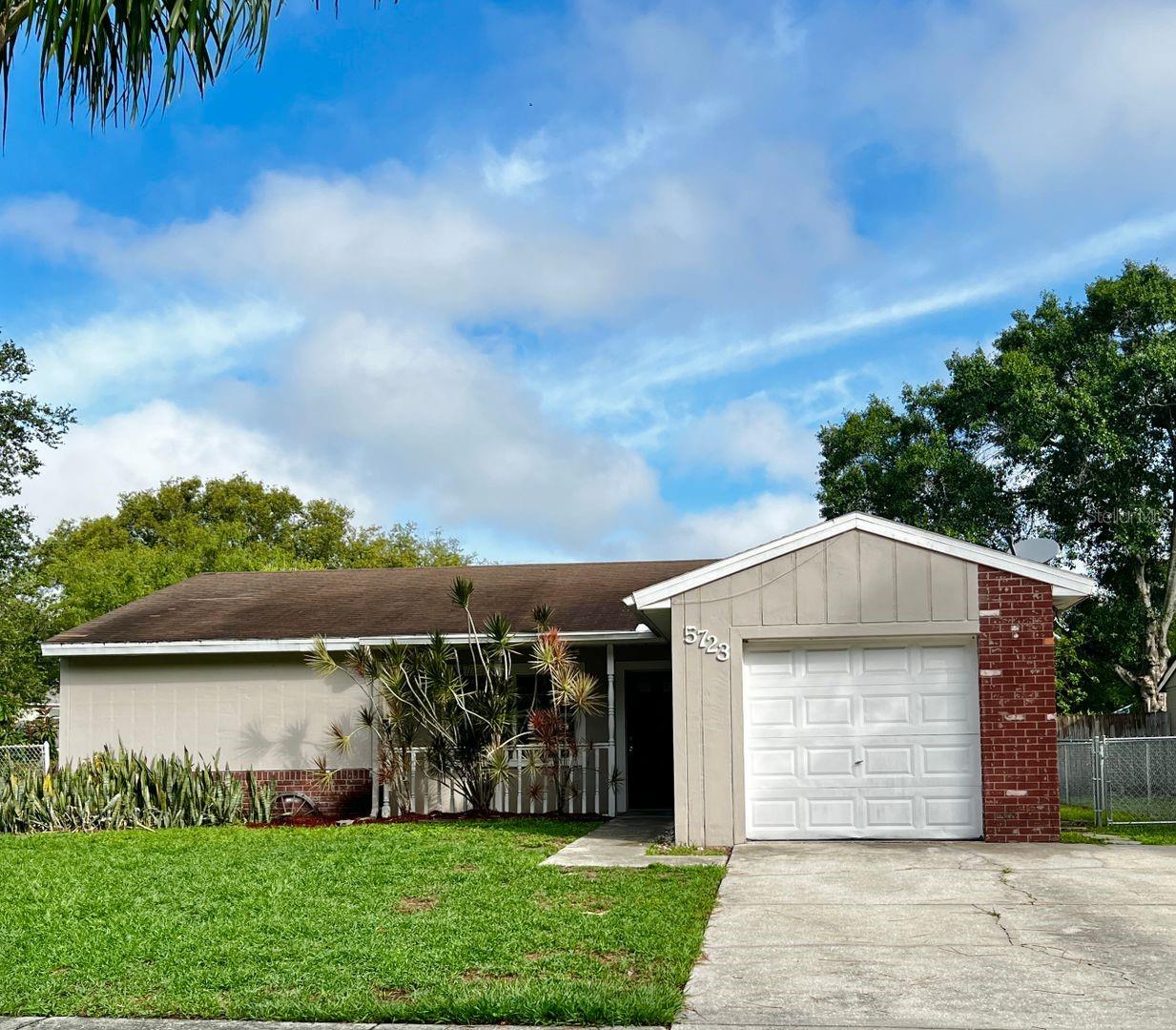 Stunning 4 Bedroom, 3 Bath Home available for immediate occupancy!! GARAGE HAS BEEN CONVERTED INTO 4TH BEDROOM. This property has been freshly painted. The main living area features an open-floor concept with a living room/dining room combo adjacent to the kitchen. The kitchen boasts granite countertops, plenty of cabinet space/storage, and a breakfast nook. The master bedroom offers plenty of space and a huge walk-in closet. The ensuite bathroom has granite countertops and a tub/shower combo. There is an additional bedroom with a connecting bathroom as well. The screened-in patio leads out to the large fenced-in backyard. Pets permitted on a case-by-case basis owner must approve. Monthly Pet rent of $30/month will be added to the monthly rent for approved pets. Application Required. Minimum qualifications include verifiable gross monthly income of at least 3x the amount of monthly rent, 600 or better credit score, and stable rental history. Call today to schedule a viewing!