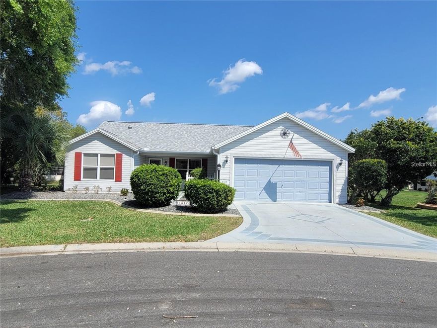 55+ COMMUNITY – AVAILABLE MAY 1ST.  Welcome to this impeccably maintained 3 bedroom, 2 bathroom Amarillo model located on a quiet pie-shaped cul-de-sac in the highly desirable Village of Santo Domingo. Enjoy fantastic curb appeal with an epoxy-painted driveway, low-maintenance rock flowerbeds, and a welcoming front entry. Inside, you’ll find tile flooring in the foyer and kitchen with laminate flooring throughout the main living spaces and bedrooms—no carpet! The bright, open kitchen features oak cabinetry and granite countertops, along with solar tubes in both the kitchen and living room to fill the home with natural light. A true highlight of this property is the spacious acrylic-enclosed lanai, complete with pocket sliding doors and attractive river rock flooring, perfect for relaxing or entertaining year-round.  Lease incudes: Water, sewer, trash, and pest control and access to the Villages recreational amenities.  A 9% sales tax will be added to all rents and fees. Don’t miss this opportunity to enjoy The Villages lifestyle in a beautifully updated home. Call today to schedule your private showing!