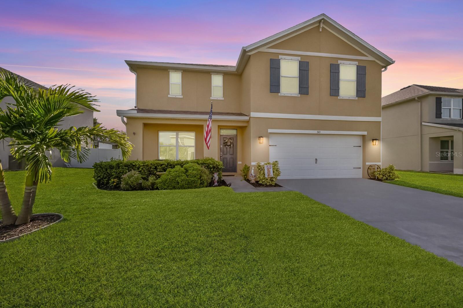 Get ready to fall head over heels for this beautifully upgraded, move-in ready 4 bedroom home with NO CDD FEES, perfectly situated on gorgeous conservation in the highly desirable gated community of Del Tierra. From the moment you arrive, you'll be drawn in by the immaculate curb appeal, custom landscaping, and lush green lawn framing the welcoming front porch, creating an unforgettable first impression. A BRAND NEW ROOF (2025) and BRAND NEW air conditioner (November 2024) ensure peace of mind for years to come. Step inside and you'll find a fabulous flex room just off the entry - the perfect space to use as a home office, formal dining room, den, or home gym. Just beyond, the open-concept kitchen, dining area, and expansive great room offer a seamless flow, making it perfect for relaxed living or stylish entertaining. The updated kitchen shines with espresso cabinets, granite countertops, a stunning NEW stacked stone backsplash installed in November 2024; NEW stainless steel appliances installed in 2024, a spacious island with seating, and a HUGE walk-in pantry that is ideal for storing all those goodies from your Costco hauls! A convenient half bath for guests is also situated on the first floor, just off the main hallway. Sliders open to the NEW spacious, covered, and screen-enclosed pavered lanai, where you can enjoy stunning views of tranquil nature, offering the perfect escape and total privacy. Relax and unwind with your favorite beverage after a long day while you soak in your NEW hot tub, which was just installed in 2024! The spacious, fully fenced backyard offers plenty of room for a future pool and outdoor enjoyment, relaxation, and fun activities in the sunshine. A NEW pavered fire pit/seating area in the backyard adds the perfect additional conversation space for cozy fireside chats while entertaining under the stars. Upstairs, you'll find the HUGE Primary Retreat, a true sanctuary with a massive walk-in closet and a spacious en-suite bathroom, complete with extended vanity with dual sinks, a walk-in shower, a linen closet, and a water closet. You won't have to worry about hauling your laundry all the way down to the first floor - the spacious laundry room with washer and dryer included is conveniently situated just off the Primary Retreat, making laundry day a breeze. Three additional generously sized bedrooms, a handy linen closet, and a full bath with extended vanity and dual sinks complete the second floor. Additional upgrades & notable features to this exquisite home include NEW modern LED light fixtures throughout; NEW modern LED vanity light in Primary Bath; NEW ceiling fans in Primary Bedroom & secondary bedroom; SimpliSafe security system; video doorbell; smart MyQ garage door opener; NEW fence; NEW rain gutters; in-ground sprinkler system in front yard; overhead storage racks in garage; and hurricane shutters. Located just minutes from Lakewood Ranch and with plenty of shopping, dining, and outdoor adventures nearby, Del Tierra offers exceptional amenities for the active lifestyle including a clubhouse with fitness center, resort-style pool, soccer field, playground, and scenic fountains, all with low HOA fees. Easy access to I-75 via 64 and to the Ft Hamer Bridge, making your drive to downtown Bradenton, Sarasota, St. Pete, and award winning beaches extra convenient!