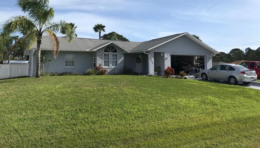 Need room for the toys?  This well maintained split plan 3/2 is situated on a 120x125 corner lot that has room for boats, rv's, extra parking and has a 30 amp service already installed too.  New refrigerator and breaker box 9/2020.  Enjoy your fully fenced back yard paradise with the huge inground pool and spacious patio/BBQ deck.  This home is move in ready! ;Water: City