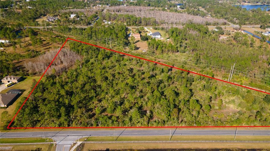 Wedgefield Development Opportunity: 10+ acres of land in the fast-growing Wedgefield community. Prime location near major highways, shopping centers, and recreational areas, 20 minutes to Orlando International Airport and Lake Nona, and close proximity to downtown Orlando. The community features a golf course, a clubhouse, and a skate park. Buyer to verify lot measurements. Schedule your showing today!