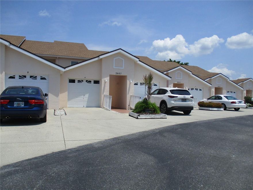 You're gonna love this 2 bedroom 2 bath, furnished, 1st floor condominium.  "Maintenance free" living in a Gated Golf Course Community.  Detached One Car Garage with plenty of shelving for additional storage.. Ceramic tile throughout the entire unit, new roof in 2018. Spacious layout with a great room, and formal dining room that can easily be accompanied as a den/study.  Notice the beautiful muraled wall in the dining room.  It's just spectacular! Large master bedroom and ensuite features a dual vanity, walk-in closets and large linen closet. The kitchen features a tile backsplash and lots of spacious cabinetry. It also has a kitchen nook for those that want to use the flex space not as dining. Inside utility closet with Maytag washer/dryer that is conveyed with the sale. Enjoy mornings, lunch or evenings on the enclosed back lanai with pond view. Waterford is the closest complex to the community clubhouse which features a Tiki Bar, Full Service Restaurant/Pub, Pool, Tennis Courts, Pickleball Courts, Fitness Center.  The 18 hole Executive Golf Course is open to the public as well as the extra amenities for additional fees. Access to Terra Ceia Bay is also available with a community dock & 500 ft fishing pier.  Great fishing by the way!  No Age Restrictions in this gated community.  One small pet of up to 20 pounds is allowed per household in this association.  Short drive away putting you close to airports, amazing restaurants, golf courses and shopping, not to mention world known beaches.