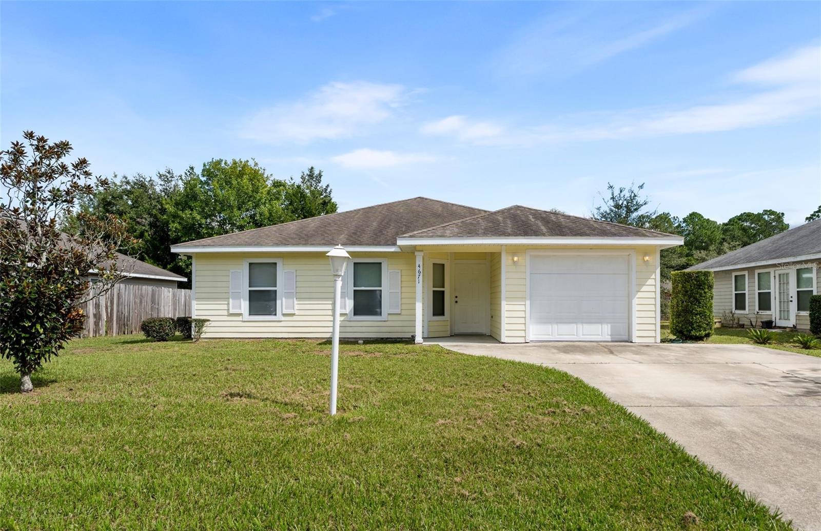 Welcome home to this beautifully maintained 3-bedroom, 2-bathroom residence in the desirable North Point at Ironwood community. With an acceptable offer, the seller will replace the roof prior to closing. Step inside to discover a bright and open split floor plan designed for comfort and functionality. The kitchen is a true highlight, featuring quartz countertops, a farmhouse sink with a touch faucet, a stylish subway tile backsplash, and a gas range with a new hood (2021). Both bathrooms boast black granite countertops, and built-in shelving is in the primary bedroom and hallway linen closet. Updates include brand new blinds, fresh interior paint (2019), a two-stage HVAC (2020), a gas water heater (2020), and new smoke and carbon monoxide detectors. Relax or entertain outdoors on the covered back porch overlooking the spacious backyard, perfect for morning coffee or gatherings. Don’t miss your chance to make this charming home yours. Schedule your showing today!