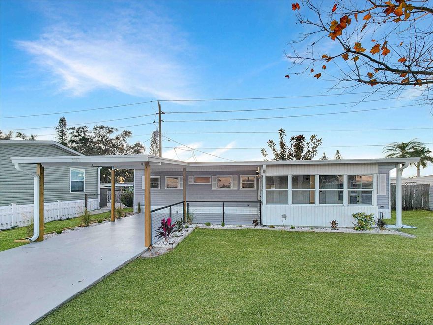 One or more photo(s) has been virtually staged. Welcome home to this cozy, newly updated mobile home in the land-owned 55+ community of Fair Lane Acres.
Step inside and enjoy a bright and airy interior featuring new LVP flooring throughout, a completely new kitchen with modern finishes, under-cabinet lighting, and all new appliances—including a dishwasher! The updated bathroom offers a spacious vanity and a fresh, clean design.
Major updates are already done for you, including a new A/C and new hot water heater. Outside, you’ll appreciate the new and established landscaping, ample parking with two carports, and plenty of storage with two storage sheds, one of which doubles as a laundry/utility room.
Low monthly HOA of just $135 (includes water) and NO lot rent!
Whether you’re looking to downsize or simply enjoy a more relaxed lifestyle, this move-in-ready home checks all the boxes.
Trades or exchanges considered.