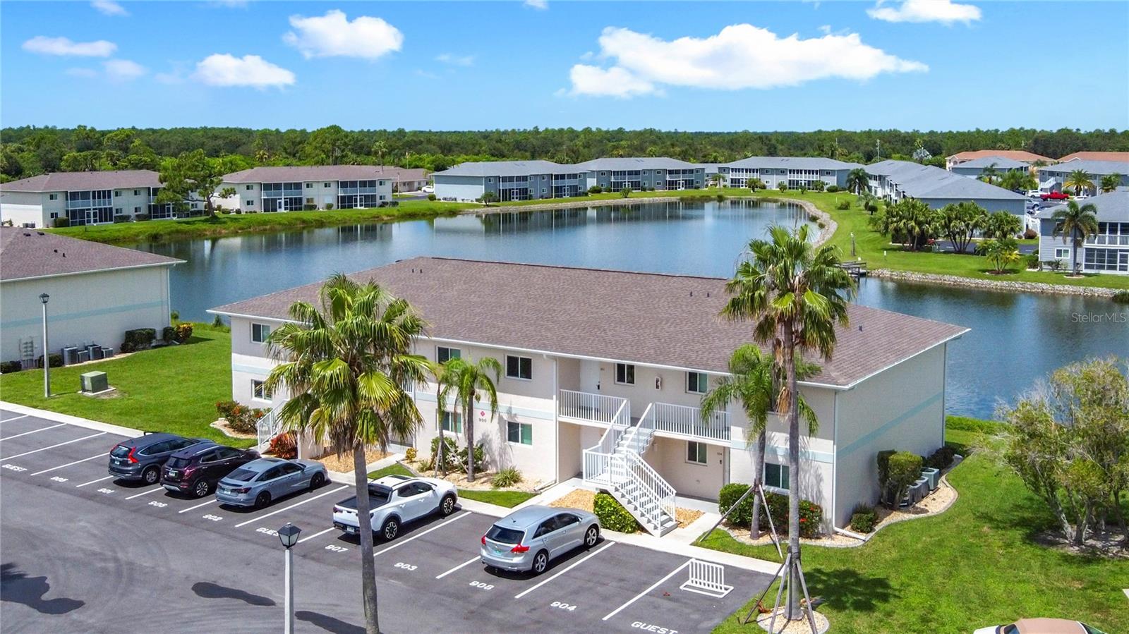Fully renovated, waterfront second floor condominium in the desirable Heron Point
community of Lake Suzy. This cozy 871 square foot unit features 2 bedrooms and 2
bathrooms, with a screened-in lanai providing stunning views of the picturesque lake.
2025 renovations include new kitchen appliances, new washer and dryer, hurricane-
resistant windows, new laminate flooring, new granite countertops in the kitchen and
bathrooms, new ceiling fans and light fixtures, and an eye-catching, walk-in tiled shower
in the remodeled master bedroom, which also features a roomy walk-in closet and
waterside views. The unit’s functional floor plan allows for a spacious living area, as well
as a dining area and cute bar-stooled countertop. Heron Point offers the best of the
Florida lifestyle, with ample parking, a community pool, boccie and shuffleboard,
clubhouse, lakeside pier, and grilling area. Easy access to Kings Highway and nearby
Interstate 75, as well as golf, tennis, pickleball, and boating in Punta Gorda and Deep
Creek, and the dining and shopping areas of Port Charlotte - all within a short drive. The
work is done and ready for someone to make this beauty their own. Motivated seller.
Make an appointment today. HOME IS OWNED BY THE ESTATE OF WILLIAM P.
PRAY WHICH IS PENDING IN THE CIRCUIT COURT OF DESOTO COUNTY. SELLER
IS THE PERSONAL REPRESENTATIVE OF THE ESTATE AND WILL OBTAIN AN
ORDER APPROVING SALE IF REQUIRED BY TITLE AGENCY. SELLER CAN MAKE
NO REPRESENTATIONS ABOUT THE PROPERTY. BUYER SHOULD PERFORM