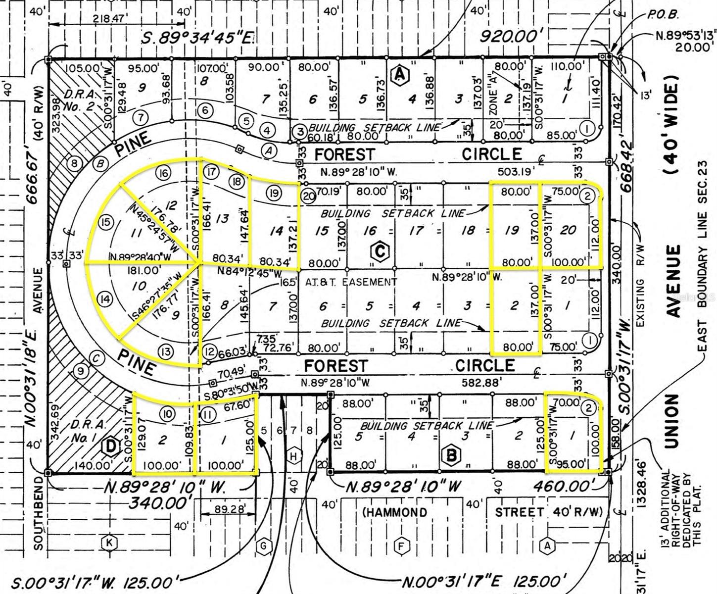 12 Lots PINE FOREST CIRCLE