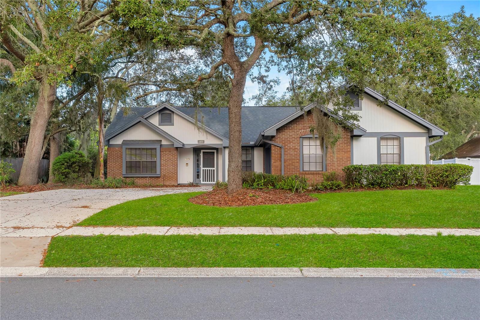 Welcome to 1073 Chesterfield Circle: a well-maintained 4 bedroom, 2 bathroom home located in a quiet, established neighborhood in the desirable Winter Springs/Tuskawilla area.
This spacious residence boasts a split floor plan, spacious bedrooms, and a cozy fireplace creating the perfect balance of comfort and functionality. Recent upgrades include a new AC (2024), new roof (2025), and fresh interior and exterior paint ensuring peace of mind for years to come. A large screened-in lanai offers an ideal space for entertaining or unwinding, while the 2-car garage and included washer & dryer add everyday convenience.
Situated within A-rated Seminole County schools and just minutes from grocery stores, shopping centers, dining, and major highways, this home offers unbeatable accessibility. Enjoy all of Winter Springs: from nearby parks and community spaces to renowned golf courses, making this property the perfect blank canvas for your dream home.