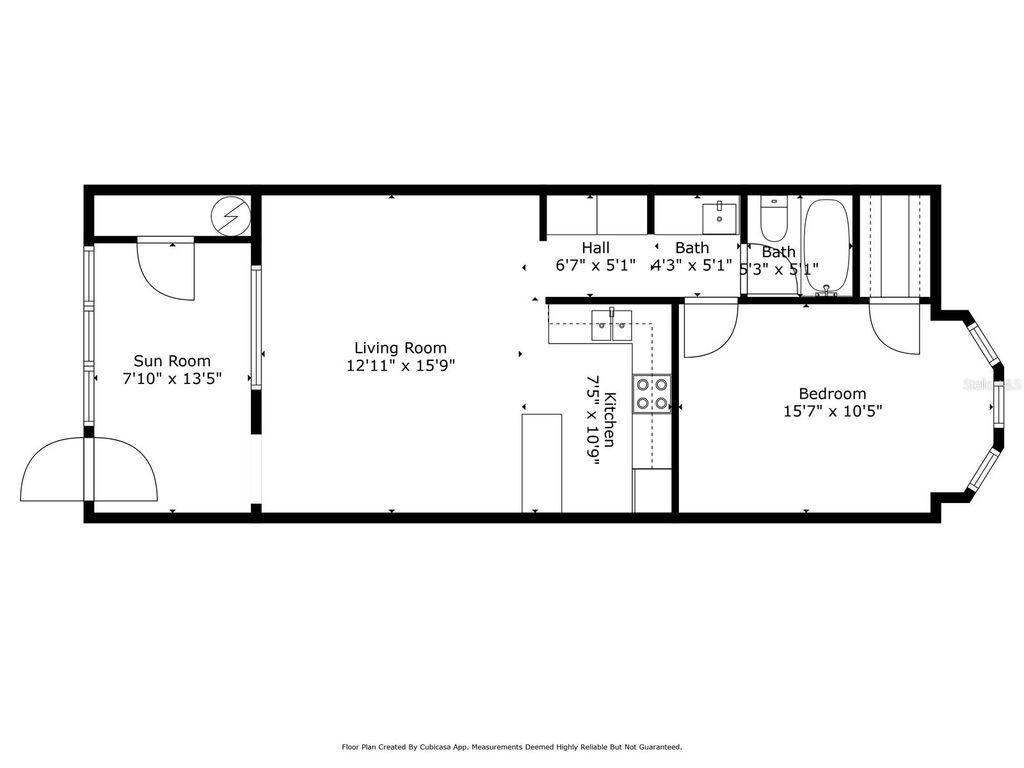 Photo of 3100 Hartford Street N #203, St Petersburg, FL 33713 (MLS # TB8407366)