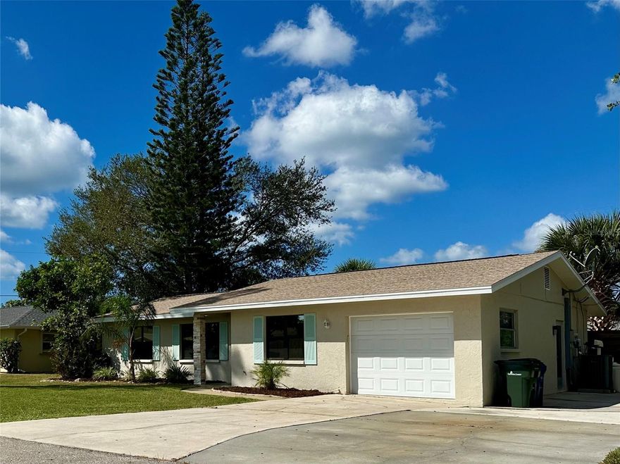 Welcome to this impeccably maintained 2 bedroom 2 bath home, a desired split floor plan with an attached garage for convenience. The galley kitchen is central within the home, perfect for gatherings, and everyday living! This house offers exceptional PRIVACY with an impressive hand crafted wood fence surrounding the backyard making it a pleasure to enjoy florida outdoor living. In addition, the backyard also offers a solid and in terrific condition, 200 sq. ft. wood shed! There is also a built in fire pit, and a raised area for plants or small garden, and is surrounded by mature landscaping. This house is perfectly located! It is just two houses away from Shamrock Park, and in close proximity to the South Venice Beach Ferry and boat ramp. Also very close are the stunning Gulf beaches, shopping, dining and legacy trail, all features that beautiful historic Venice has to offer. A must see!