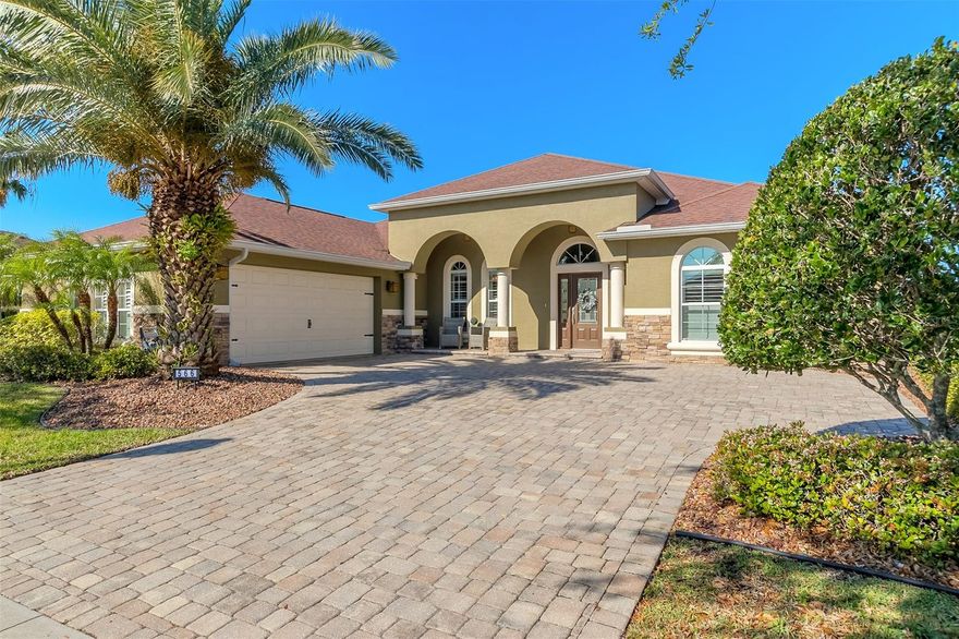 WOW is what you will say when you enter this amazing home. Offering 3 large bedroom and an extra large private office or den. The views of the large lake are captivating. This extremely rare 100 ft wide lot sits inside the Promenade section of Venetian Bay. The home offers so many upgrades and features I will name just a few, crown molding throughout, real wood floors and custom tile in main living areas, granite, stainless steel, custom newer pool and hot tub with heater and paver decking, the sq footage of a 3 car garage with a lot of added depth to maybe keep a boat or cars front to back on one side, custom kitchen island, walk in closets in all rooms, and so much more. A true must see. All information is intended to be accurate but is not guaranteed. ;Water: City