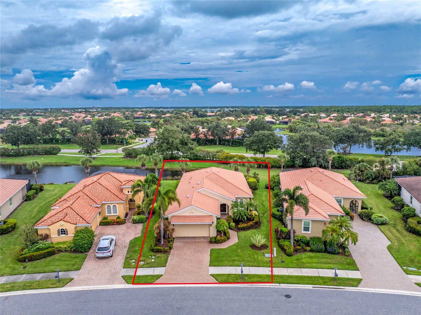 Exquisite Home at The Venetian Golf and River Club!
Welcome to your new home! This stunning Florencia model home offers a lifestyle of comfort and elegance with low-maintenance living. Step inside and be captivated by the serene, private preserve and lake views from the screened lanai, perfect for enjoying beautiful sunsets.
The home's open and airy layout features three bedrooms and two baths. Custom details abound in this home, including tray ceilings in the living room, dining room, and master bedroom, as well as crown molding throughout. The living area and kitchen showcase large 20-inch tile flooring No Carpeting. The kitchen is a chef's delight, equipped with newer 2021 stainless steel appliances, granite countertops, a breakfast bar, and staggered wood cabinetry. Additional upgrades include plantation shutters, painted inside and out in 2019, a reverse osmosis water system, and a whole-house water filtration system. Additional features includes a 2022 Water heater, 2022 AC system with a humidistat for year-round comfort, a security system, and landscape lighting that adds to the home's curb appeal. SOME FURNITURE AVAILABLE Under Separate Agreement! The property also includes a paver driveway and a two-car garage. Resort-Style Living in The Venetian Golf and River Club being only just minutes from Gulf beaches and shopping. Residents enjoy an array of world-class amenities, including: a scenic restaurant with breathtaking views of the Myakka River and a 70-acre nature park. Fitness & Wellness: A full fitness center, aerobics studio, and a lap pool. Recreation: A resort-style pool with a cabana bar, a six-court Har-Tru tennis center, and pickleball courts. Golf: An 18-hole championship golf course that winds through the community's beautiful landscape. This exceptional location is conveniently located near downtown Venice, its pristine beaches, and the new Sarasota Memorial Hospital. Don't miss the chance to experience the very best of Florida living.