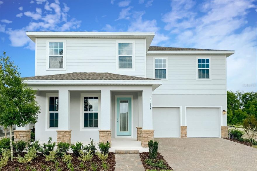 Well-appointed newer home lightly lived in, located in desirable Windermere Community -The Sanctuary at Lakes Of Windermere, Spacious and airy this home truly is an ideal choice. The Winterset model is an amazing floor plan 4 bedrooms with den/ office/ 5th bed, 3 full and 1 half baths and a 3 car tandem garage featuring a gourmet kitchen with double wall oven and stainless steel appliances including , dishwasher, microwave and Stainless side by side refrigerator ; separate dining room and the study; a large family room overlooks the Kitchen that would delight any chef. The Owner’s Suite has dual closets and a private bath with soaking tub and shower; and the 3 other generously sized bedrooms, have one bedroom that has walk-in closet and an en suite bath. The home includes WIFI-enabled garage opener and NEST smart thermostat The community is surrounded by pristine lakes and surrounded by moss covered trees, nature trails, and lakes so you can escape the noise of the world. Windermere is an amazing area Close to hub of activity and shopping malls and has entertainment scene, some of the world’s best golf courses, fitness, dining and top-rated schools., yet it's a very family-friendly environment, and this particular community area is perfect for those looking to live a greener, luxurious lifestyle. Enjoy the sunset views and sipping morning coffee under your very own covered lanai that backs to a Conservation lot. Florida living at its best!!