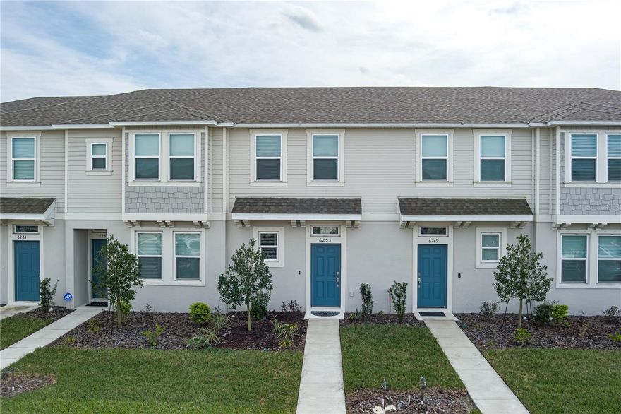 Welcome to this beautifully maintained townhome located in the highly sought-after Edgestone North at Artisan Lakes community. This move-in-ready residence offers a perfect blend of modern comfort, thoughtful design, and resort-style living in one of Palmetto’s most desirable neighborhoods. The main level features a bright and open living space with neutral tones, tile flooring, and abundant natural light, creating an inviting atmosphere for both everyday living and entertaining. The kitchen is well appointed with contemporary gray cabinetry, stainless steel appliances, sleek countertops, and a functional layout that opens seamlessly to the dining and living areas. A convenient half bathroom on the first floor adds to the home’s practicality. Upstairs, you’ll find a spacious primary suite offering a private ensuite bathroom and walk-in closet, along with an additional bedroom and full bathroom. The second floor also includes a dedicated laundry area for added convenience. Both bathrooms feature clean, modern finishes and well-maintained fixtures. The home has been lovingly cared for and shows pride of ownership throughout. Step outside to enjoy the peaceful surroundings of the community, with sidewalks, green spaces, and well-kept landscaping just outside your door. Parking is conveniently located directly in front of the home. Residents of Edgestone North at Artisan Lakes enjoy access to exceptional resort-style amenities, including a stunning community pool, and scenic walking paths around tranquil lakes. The community is ideally located near shopping, dining, schools, and major roadways, providing easy access to Bradenton, Parrish, Lakewood Ranch, and Tampa. Whether you’re a first-time homebuyer, looking to downsize, or searching for a low-maintenance investment property, this home offers outstanding value in a rapidly growing area. Don’t miss your opportunity to own in one of Palmetto’s most popular communities — schedule your private showing today.