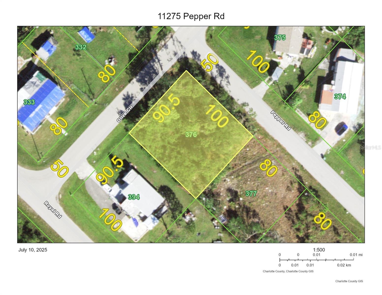 Larger Corner lot in South Punta Gorda to build your home. This lot is well treed for lots of shade! The zoning is MHC ( Mobile Home Conventional ) which allows for single family or manufactured homes in this area. Located out of the rush of downtown in a peaceful, quiet area.