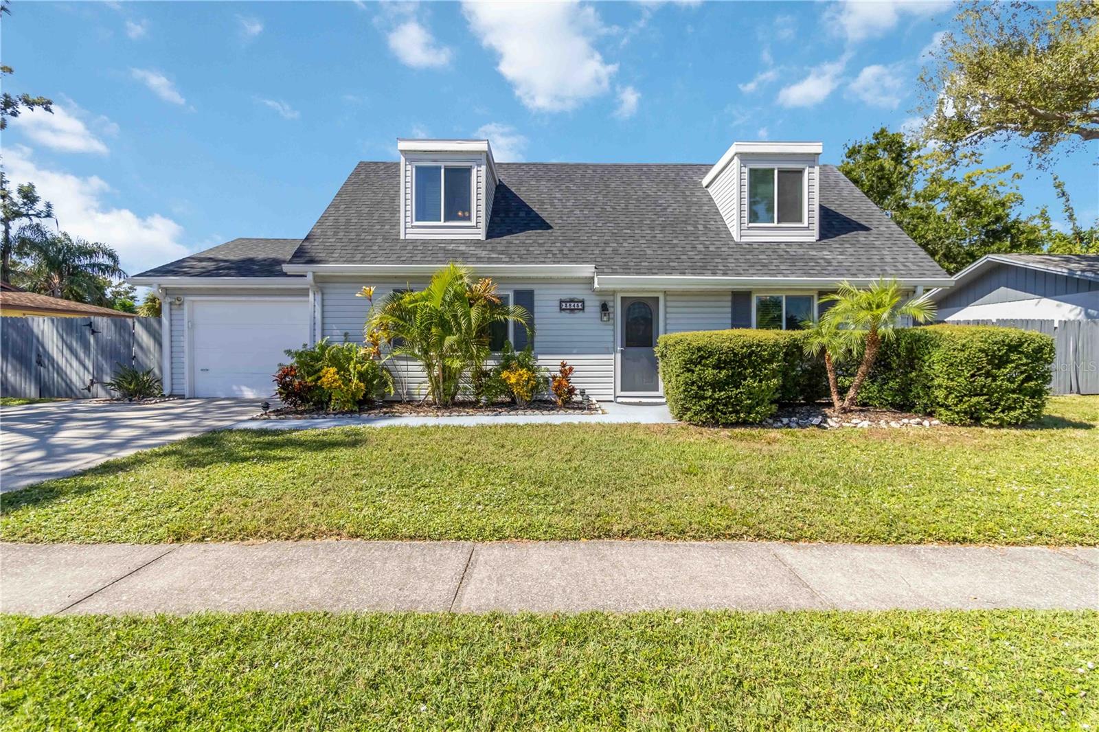 Welcome to the popular community of Tamaron in central Sarasota. Tamaron features a beautiful nature preserve with serene lakes, walking trails, and picnic areas; an ideal place to witness Florida wildlife. The property has private gate access to the Legacy Trail, Sarasota's most celebrated multi-recreational trail. Enjoy 18.5 miles of biking, walking, and running. The HOA is optional. Tamaron is located 5 miles from downtown Sarasota, 7 miles from Siesta Key Beaches, and minutes away from Pinecraft Village. The first floor features the oversized primary bedroom with plenty of space for a home office. The kitchen was updated in 2021 with solid-stone countertops and wood cabinets. The second floor features bedrooms 2 & 3, a full family bath, and extra attic storage. Updates include: ROOF 2022, A/C 2025, HOT-Water heater 2022, and hurricane impact-rated windows. Embrace the Florida weather on the large, screened-in patio with ample space to add a hot tub. The large garden has citrus, fruit, magnolia trees, and more than enough space to add a large swimming pool. Do not miss this opportunity, call today to schedule your private showing.