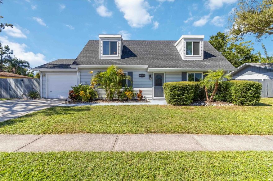 Welcome to the popular community of Tamaron in central Sarasota.  Tamaron features a beautiful nature preserve with serene lakes, walking trails, and picnic areas; an ideal place to witness Florida wildlife. The property has private gate access to the Legacy Trail, Sarasota's most celebrated multi-recreational trail. Enjoy 18.5 miles of biking, walking, and running. The HOA is optional.  Tamaron is located 5 miles from downtown Sarasota, 7 miles from Siesta Key Beaches, and minutes away from Pinecraft Village. The first floor features the oversized primary bedroom with plenty of space for a home office.  The kitchen was updated in 2021 with solid-stone countertops and wood cabinets.  The second floor features bedrooms 2 & 3, a full family bath, and extra attic storage. Updates include: ROOF 2022, A/C 2025, HOT-Water heater 2022, and hurricane impact-rated windows.  Embrace the Florida weather on the large, screened-in patio with ample space to add a hot tub.  The large garden has citrus, fruit, magnolia trees, and more than enough space to add a large swimming pool.  Do not miss this opportunity, call today to schedule your private showing.