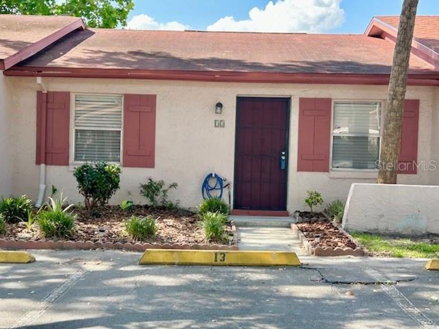 Pride of ownership shows in this affordable and upgraded single story,two-bedroom townhome. One of the nicest properties in the entire neighborhood and with a spectacular waterview from the rear enclosed and screened porch. If you are looking for a central, quiet and affordable neighborhood with a community pool and low HOA, you have stumbled onto the perfect property. This property is turn-key at this price. You will be amazed of how well the space was utilized in its design. Perfect for a couple, or smaller family. Schedule your viewing today.