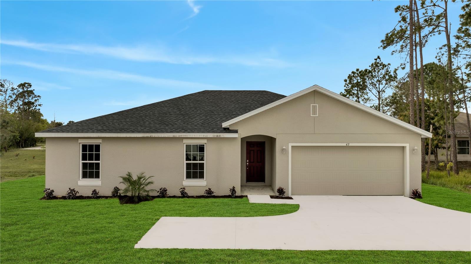 MOVE IN TODAY - FULLY COMPLETED W/WASHER & DRYER SET AND BLINDS ON ALL WINDOWS. Welcome to Honesty Homes, Acacia, stunning new construction home -- ready to be moved in today. Boasting many upgrades, this home is situated on oversized lot that many builders do not offer and includes beautiful granite countertops, a spacious kitchen island, and 42" slow-closing cabinets, all accented by top-of-the-line stainless steel appliances. The 5" baseboards and ceramic tiled floors with plush carpeting in the bedrooms lend an air of elegance to the home's interior. The master bedroom and tiled master bathroom feature his and hers sinks with granite countertops, while the expansive private driveway accommodates up to 6+ vehicles situated on your very own private flag lot.