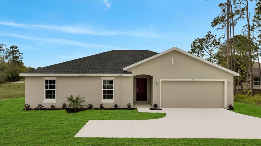 MOVE IN TODAY - FULLY COMPLETED W/WASHER & DRYER SET AND BLINDS ON ALL WINDOWS. Welcome to Honesty Homes, Acacia, stunning new construction home -- ready to be moved in today. Boasting many upgrades, this home is situated on oversized lot that many builders do not offer and includes beautiful granite countertops, a spacious kitchen island, and 42" slow-closing cabinets, all accented by top-of-the-line stainless steel appliances. The 5" baseboards and ceramic tiled floors with plush carpeting in the bedrooms lend an air of elegance to the home's interior. The master bedroom and tiled master bathroom feature his and hers sinks with granite countertops, while the expansive private driveway accommodates up to 6+ vehicles situated on your very own private flag lot.