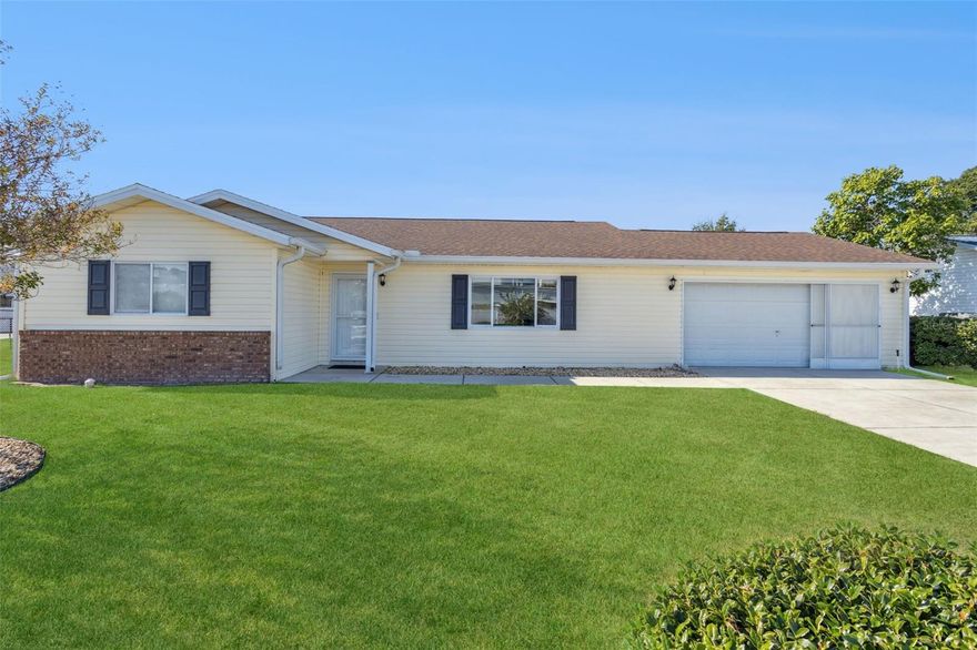 One or more photo(s) has been virtually staged. This inviting 2-bedroom, 2-bath home—with a versatile office or den—offers comfortable living in the desirable gated community of Spruce Creek South. A large living room welcomes you inside, flowing into a fabulous kitchen with a bright dining area perfect for daily meals or entertaining. The oversized garage provides excellent storage, while the expansive Florida room stretches across the back of the home, creating an ideal spot to enjoy those peaceful Florida mornings and relaxing evenings. Spruce Creek South offers outstanding amenities including a community pool, golf course, restaurant, tennis courts, and a dog park. Located just minutes from The Villages and close to Central Florida’s world-famous attractions—Disney World, Epcot, Universal Studios, and SeaWorld—this home blends comfort, convenience, and the best of Florida living.